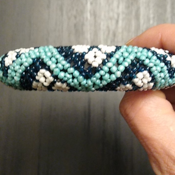 Beaded Bangle Bracelet - Picture 3 of 3
